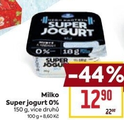 Super jogurt ochucený High protein 0% Milko