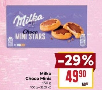 Sušenky Choco Minis Milka