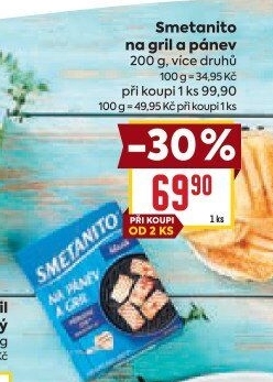 Sýr Smetanito na gril Želetava