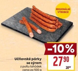 Učňovské párky se sýrem