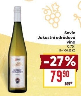 Vína Vinný sklep Sovín