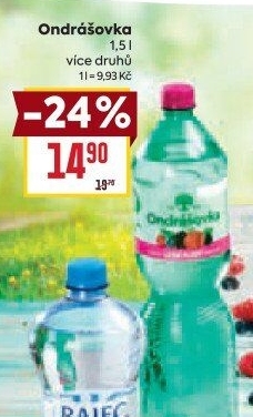 Voda ochucená Ondrášovka