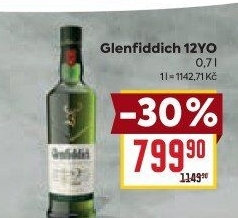 Whisky 12 YO Single Malt Glenfiddich