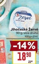 Žervé Jihočeské Madeta