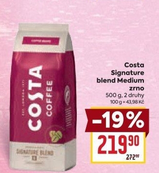 Zrnková káva Signature Blend Medium Costa Coffee
