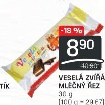 Dezert řez Veselá zvířátka