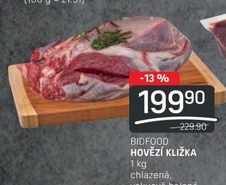 Hovězí kližka Bidfood