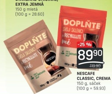 Instantní káva Nescafé Classic