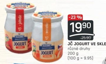 Jogurt ochucený jihočeský tradičníMadeta