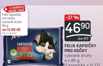 Kapsičky pro kočky Felix Purina
