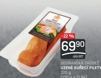 Kuřecí filety uzené Vodňanské kuře
