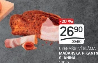 Maďarská slanina pikantní Sláma