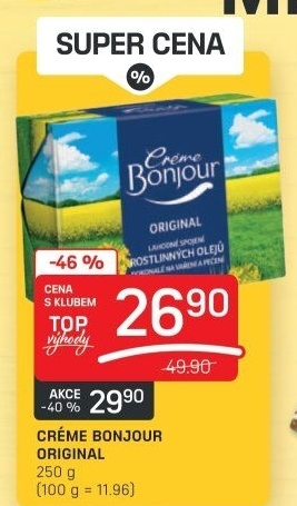 Margarín Créme Bonjour Rama
