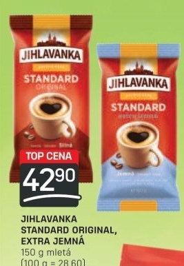 Mletá káva Standard Jihlavanka