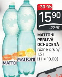 Ochucená voda Mattoni