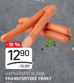 Párky frankfurtské Sláma