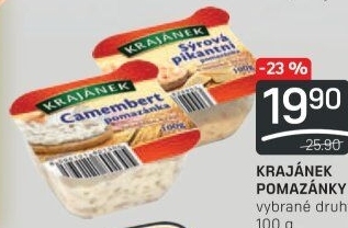 Pomazánky Krajánek