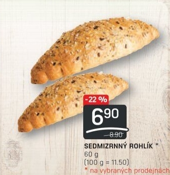 Sedmizrnný rohlík