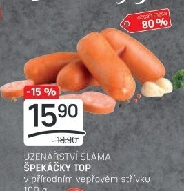 Špekáčky Top Sláma