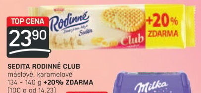 Sušenky Rodinné Club Sedita