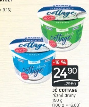 Sýr Cottage Jihočeský Madeta