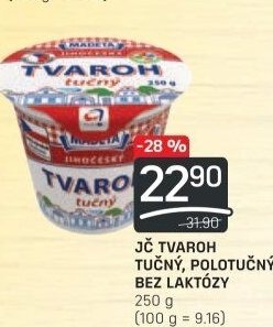 Tvaroh tučný Jihočeský Madeta