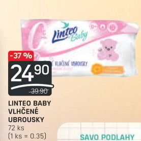 Vlhčené ubrousky dětské Linteo Baby