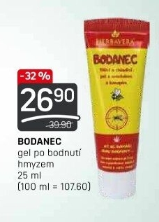 Gel po bodnutí hmyzem Bodanec Herbavera
