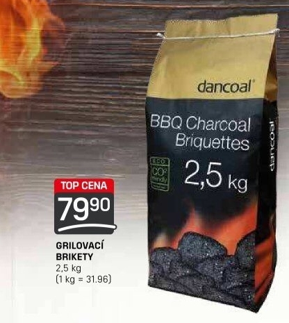 Grilovací brikety Dancoal