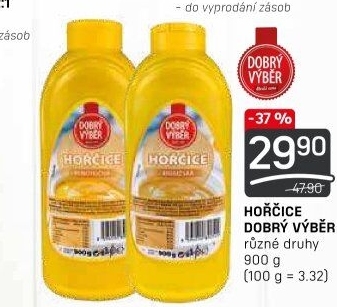 Hořčice Dobrý Výběr