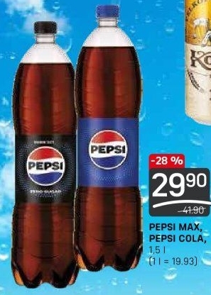Limonáda bez kalorií Max Pepsi