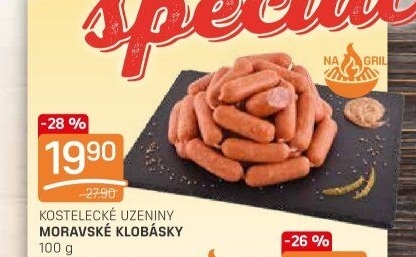 Moravské klobásy Kostelecké uzeniny