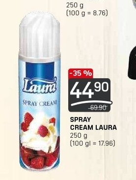Šlehačka ve spreji Laura