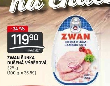 Šunka dušená výběrová Zwan
