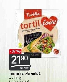 Tortilla pšeničná TortilLOVE