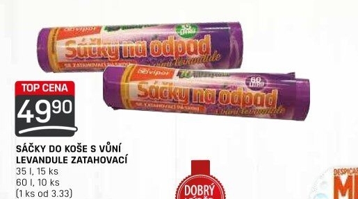 Zatahovací pytle s vůní 35 l Vipor