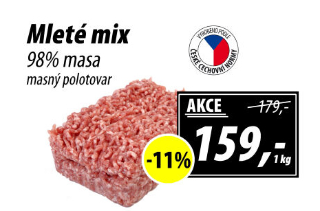 Mleté maso mix