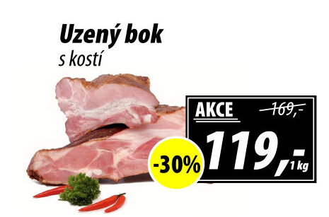 Uzený bok s kostí