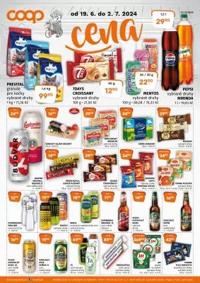akční leták COOP 19.6.2024-2.7.2024