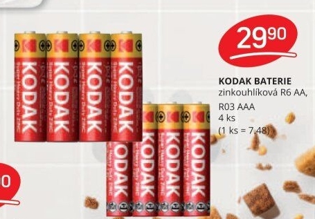 Baterie Zinc Kodak