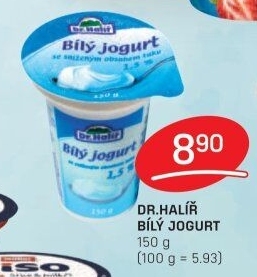 Bílý jogurt Dr.Halíř