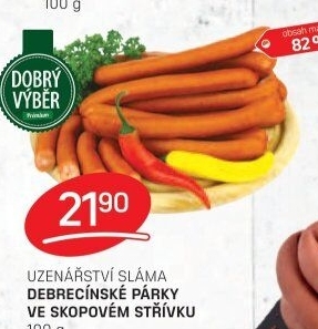 Debrecínské párky Prémium Dobrý Výběr