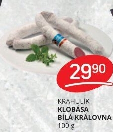 Klobása Bílá královna Krahulík