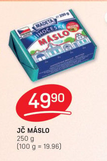 Máslo Jihočeské Madeta