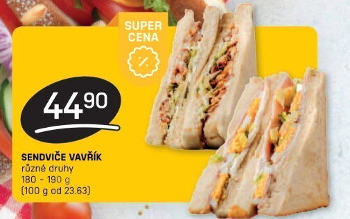 Sendvič Lahůdky Vavřík