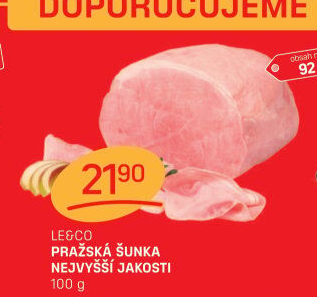 Šunka pražská nejvyšší jakosti LE&amp