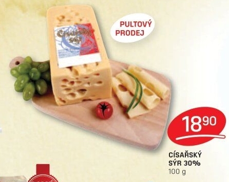 Sýr Císářský 30% Madeta