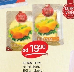 Sýr Eidam 30% Dobrý Výběr
