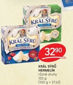 Sýr Hermelín Král sýrů