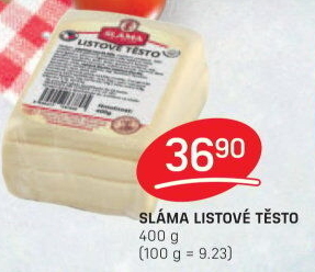 Těsto listové Sláma